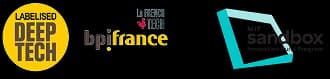 BPI France and MIT Sandbox logos